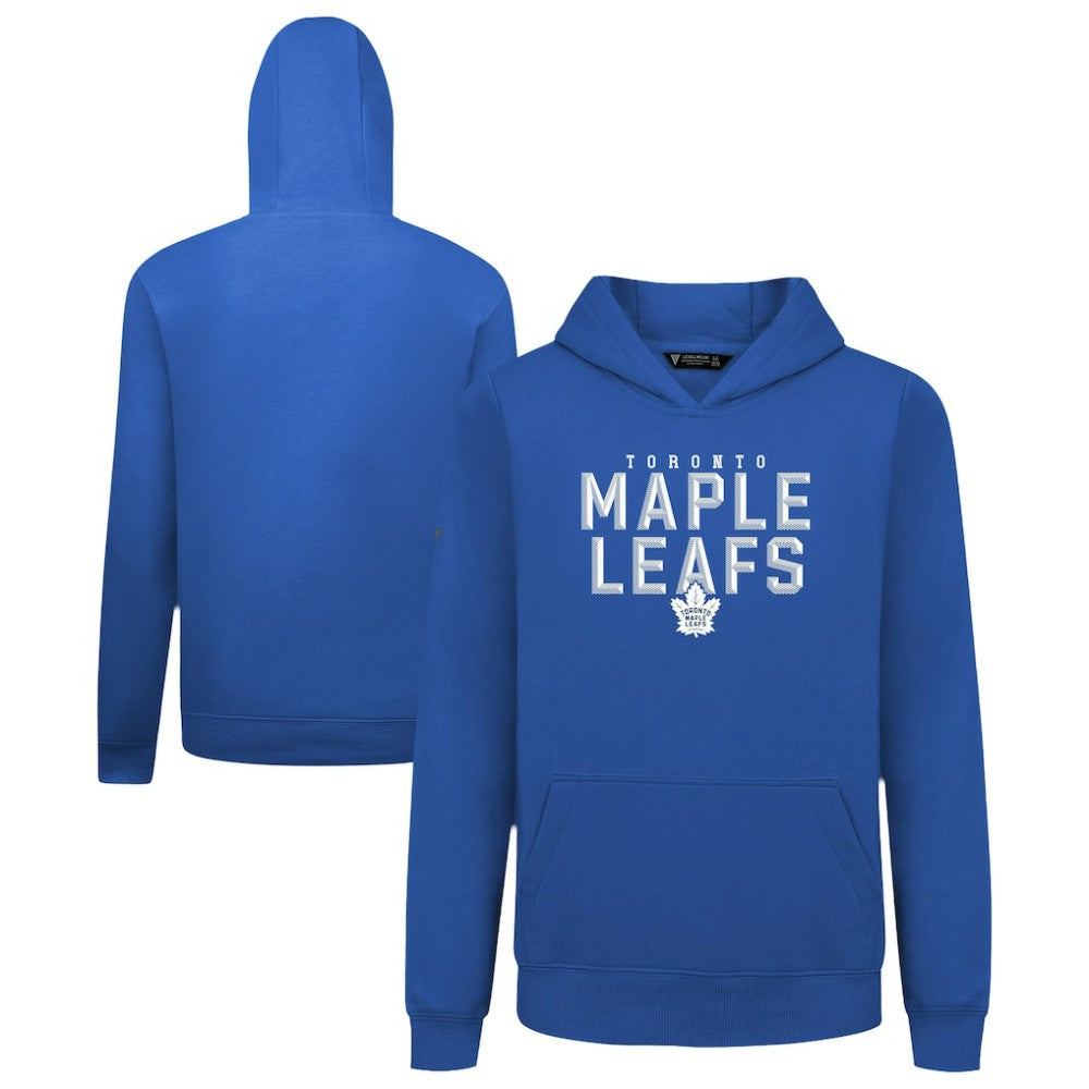 Toronto Maple Leafs Levelwear Youth Podium Carve Pullover Hoodie - Royal - NHL 203146512