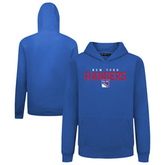 New York Rangers Levelwear Youth Podium Carve Pullover Hoodie - Royal - NHL 203146522