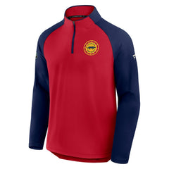 Florida Panthers Fanatics 2026 NHL Winter Classic Authentic Pro Quarter-Zip - Bright Cardinal - NHL 203148086