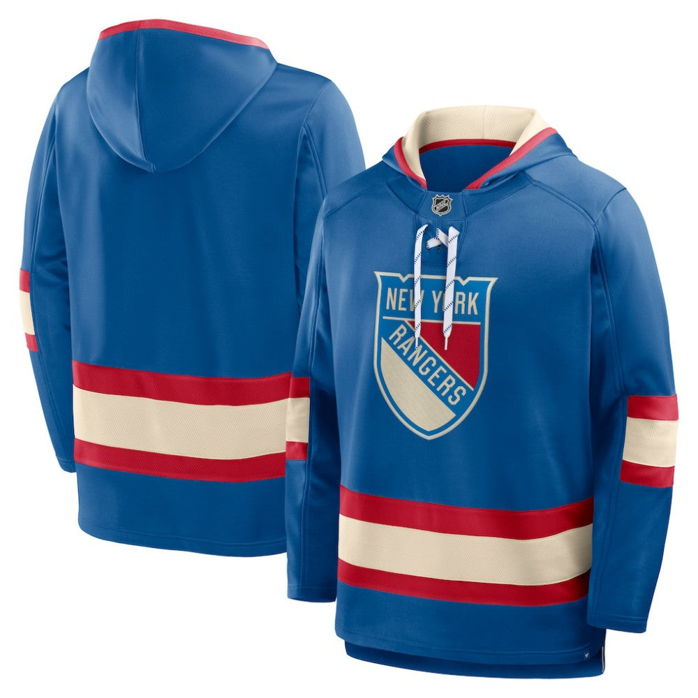 New York Rangers Fanatics 2026 NHL Winter Classic Lace Collar Hoodie - Blue - NHL 203148092