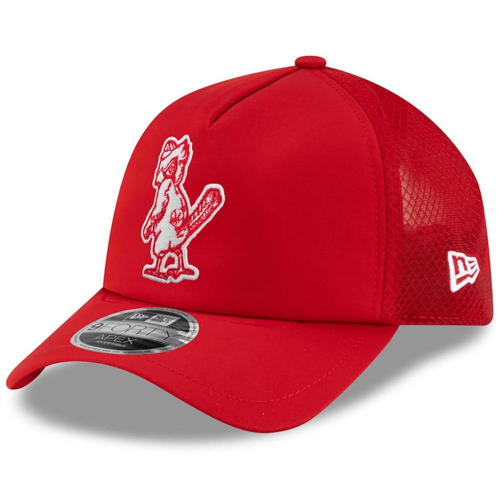 St. Louis Cardinals New Era 2026 Batting Practice Alternate Apex 9FORTY Adjustable Hat - Red - New Era Lifestyle