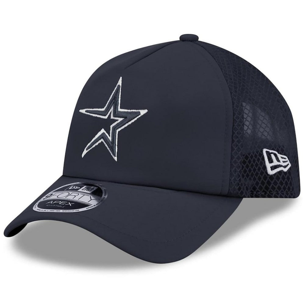 Houston Astros New Era 2026 Batting Practice Alternate Apex 9FORTY Adjustable Hat - Navy - New Era on Sale