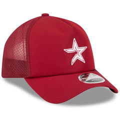 Houston Astros New Era 2026 Batting Practice Alternate Apex 9FORTY Adjustable Hat - Red - New Era Lifestyle