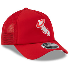 Los Angeles Angels New Era 2026 Batting Practice Alternate Apex 9FORTY Adjustable Hat - Red - New Era on Sale