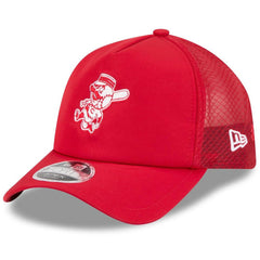 Cincinnati Reds New Era 2026 Batting Practice Alternate Apex 9FORTY Adjustable Hat - Red - New Era Online