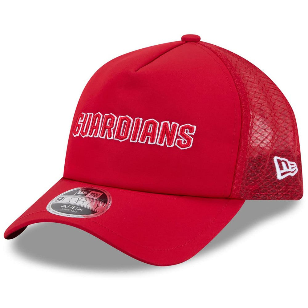 Cleveland Guardians New Era 2026 Batting Practice Alternate Apex 9FORTY Adjustable Hat - Red - New Era on Sale