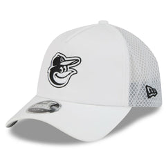 Baltimore Orioles New Era 2026 Batting Practice Apex 9FORTY Adjustable Trucker Hat - White - New Era Online