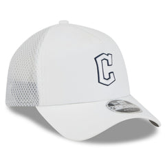 Cleveland Guardians New Era 2026 Batting Practice Apex 9FORTY Adjustable Trucker Hat - White - New Era Lifestyle