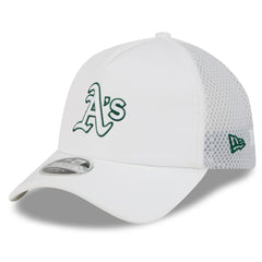 Athletics New Era 2026 Batting Practice Apex 9FORTY Adjustable Trucker Hat - White - New Era Lifestyle