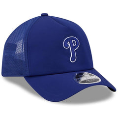 Philadelphia Phillies New Era 2026 Batting Practice Apex 9FORTY Adjustable Trucker Hat - Royal - New Era Lifestyle