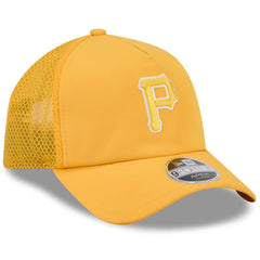 Pittsburgh Pirates New Era 2026 Batting Practice Apex 9FORTY Adjustable Trucker Hat - Gold - New Era Sale