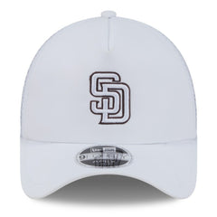 San Diego Padres New Era 2026 Batting Practice Apex 9FORTY Adjustable Trucker Hat - White - New Era on Sale