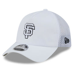 San Francisco Giants New Era 2026 Batting Practice Apex 9FORTY Adjustable Trucker Hat - White - New Era Lifestyle