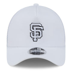 San Francisco Giants New Era 2026 Batting Practice Apex 9FORTY Adjustable Trucker Hat - White - New Era Lifestyle