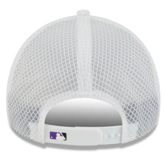 Colorado Rockies New Era 2026 Batting Practice Apex 9FORTY Adjustable Trucker Hat - White - New Era on Sale