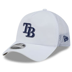 Tampa Bay Rays New Era 2026 Batting Practice Apex 9FORTY Adjustable Trucker Hat - White - New Era Lifestyle