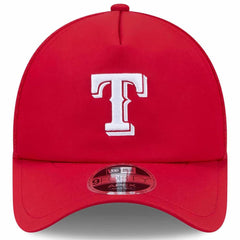 Texas Rangers New Era 2026 Batting Practice Apex 9FORTY Adjustable Trucker Hat - Red - New Era Online
