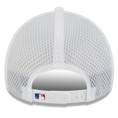 Chicago Cubs New Era 2026 Batting Practice Apex 9FORTY Adjustable Trucker Hat - White - New Era on Sale