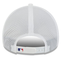 Los Angeles Dodgers New Era 2026 Batting Practice Apex 9FORTY Adjustable Trucker Hat - White - New Era Online