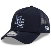 Washington Nationals New Era 2026 Batting Practice Apex 9FORTY Adjustable Trucker Hat - Navy - New Era on Sale