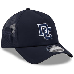 Washington Nationals New Era 2026 Batting Practice Apex 9FORTY Adjustable Trucker Hat - Navy - New Era on Sale