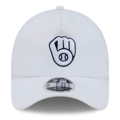Milwaukee Brewers New Era 2026 Batting Practice Apex 9FORTY Adjustable Trucker Hat - White - New Era Discount