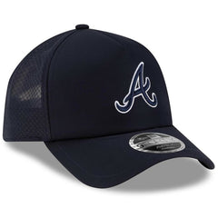 Atlanta Braves New Era 2026 Batting Practice Apex 9FORTY Adjustable Trucker Hat - Navy - New Era Discount