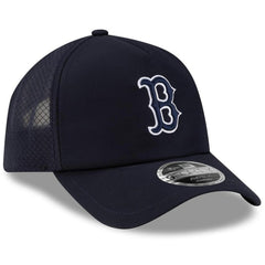Boston Red Sox New Era 2026 Batting Practice Apex 9FORTY Adjustable Trucker Hat - Navy - New Era on Sale