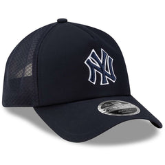 New York Yankees New Era 2026 Batting Practice Apex 9FORTY Adjustable Trucker Hat - Navy - New Era Discount