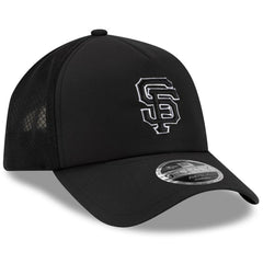 San Francisco Giants New Era 2026 Batting Practice Apex 9FORTY Adjustable Trucker Hat - Black - New Era Online