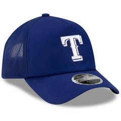 Texas Rangers New Era 2026 Batting Practice Apex 9FORTY Adjustable Trucker Hat - Royal - New Era Lifestyle