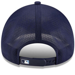 Tampa Bay Rays New Era 2026 Batting Practice Apex 9FORTY Adjustable Trucker Hat - Navy - New Era on Sale