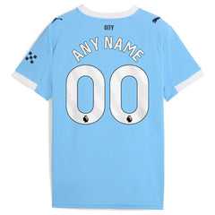 Manchester City Youth 2025/26 Home Replica Custom Jersey Sky Blue - Puma