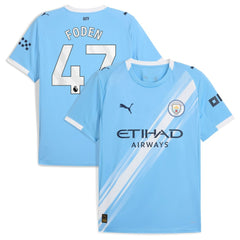 Phil Foden Manchester City 2025/26 Home Replica Player Jersey Sky Blue - Puma sale