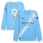 Erling Haaland Manchester City 2025/26 Home Replica Long Sleeve Player Jersey Sky Blue - Puma sale