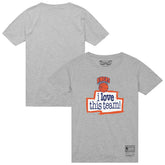New York Knicks I Love This Team T-Shirt Heather Gray | Mitchell & Ness US