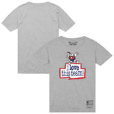 Denver Nuggets I Love This Team T-Shirt for sale Heather Gray | Mitchell & Ness US