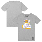 Los Angeles Lakers I Love This Team T-Shirt Heather Gray | Mitchell & Ness for sale