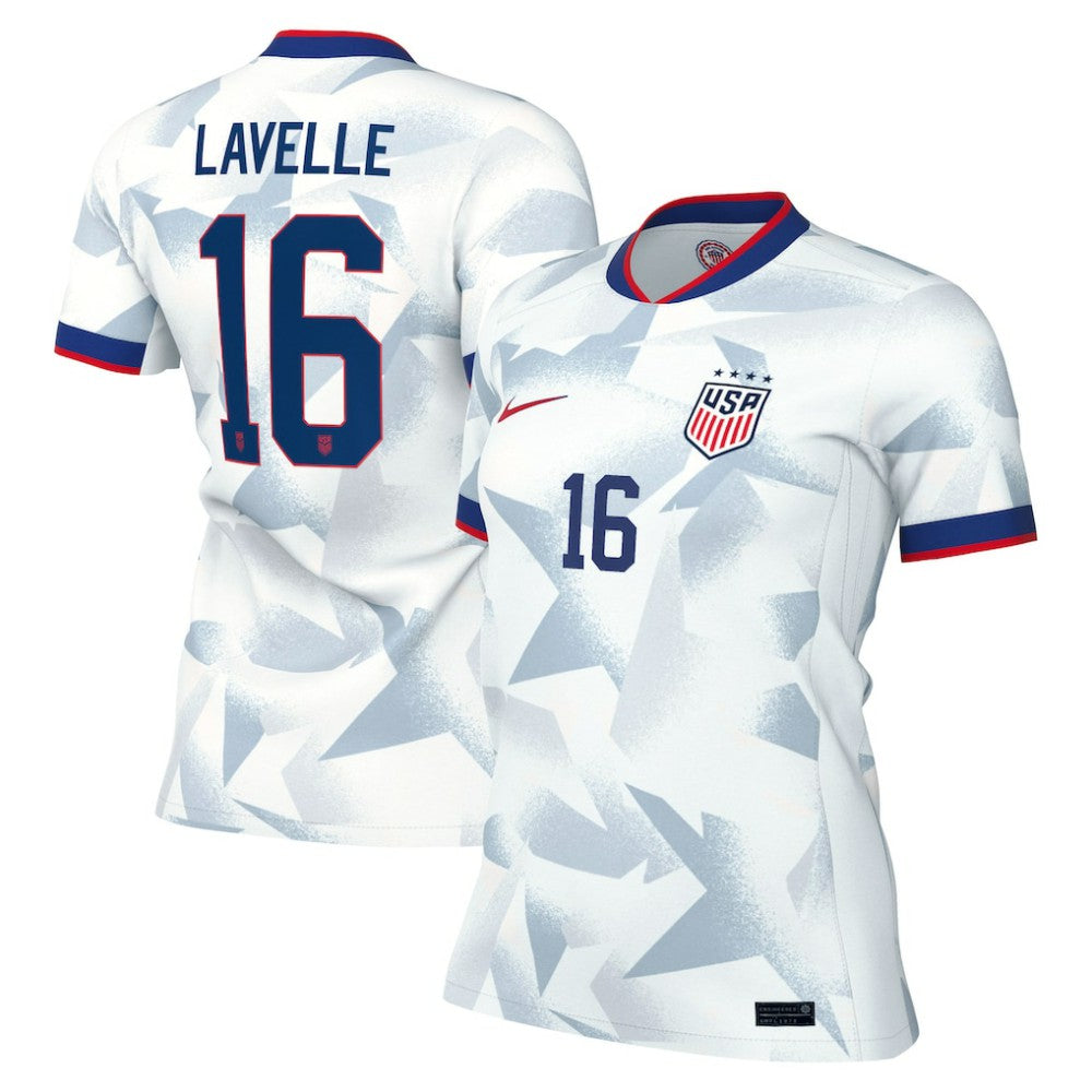 Rose Lavelle USWNT Women's 2025 Home Replica Player Jersey White - Nike