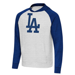 Los Angeles Dodgers Antigua Urgent Pullover Hoodie - Royal/Gray - MLB on Sale