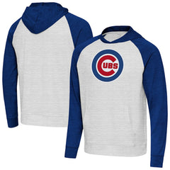 Chicago Cubs Antigua Urgent Pullover Hoodie - Royal/Gray - MLB Online