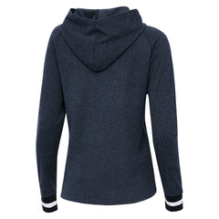 Milwaukee Brewers Antigua Women's Trek Pullover Hoodie - Heather Navy - MLB on Sale