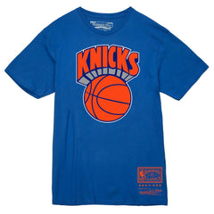 New York Knicks Hardwood Classics Vintage Logo T-Shirt Blue | Mitchell & Ness Near Me