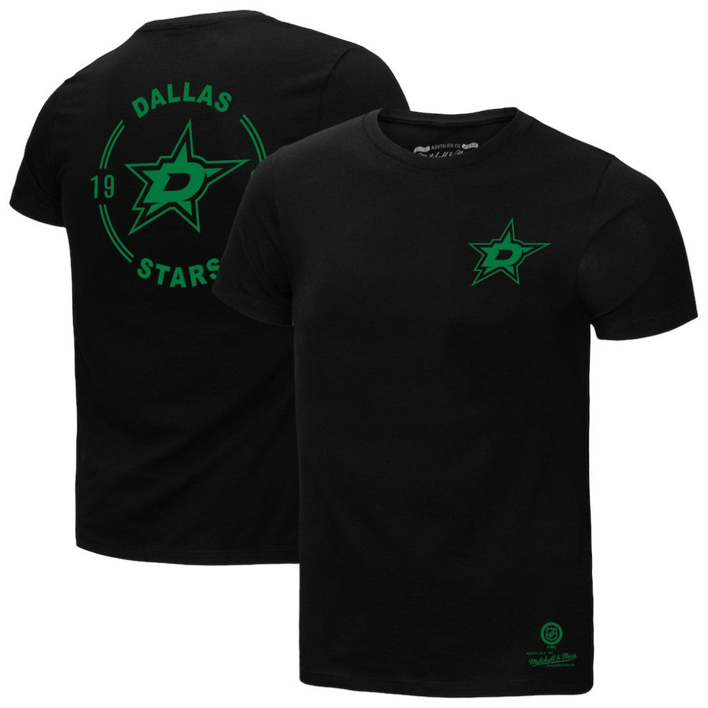 Dallas Stars Mitchell & Ness Core Penalty Box 3.0 T-Shirt - Black - NHL 203151845