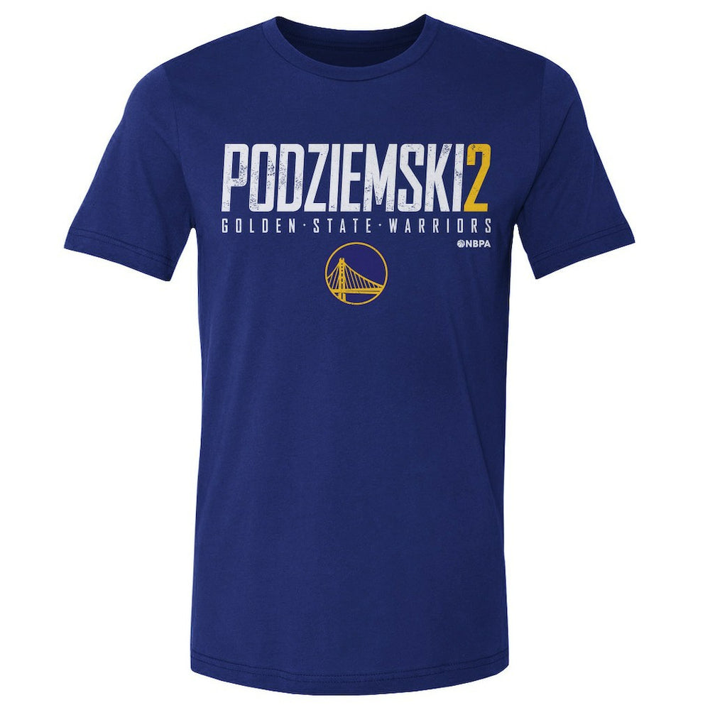 Brandin Podziemski Golden State Warriors 500 Level Elite Player T-Shirt Royal