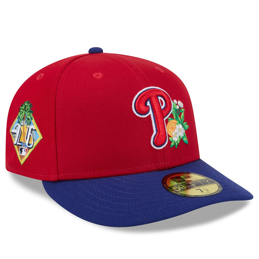 Philadelphia Phillies New Era 2026 Spring Training 59FIFTY Fitted Hat - Red/Royal - New Era Lifestyle