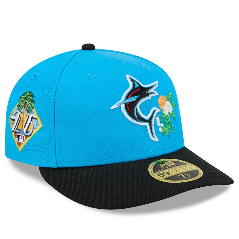 Miami Marlins New Era 2026 Spring Training Low Profile 59FIFTY Fitted Hat - Blue/Black - New Era Sale