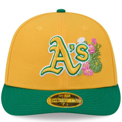 Athletics New Era 2026 Spring Training Low Profile 59FIFTY Fitted Hat - Gold/Green - New Era Online