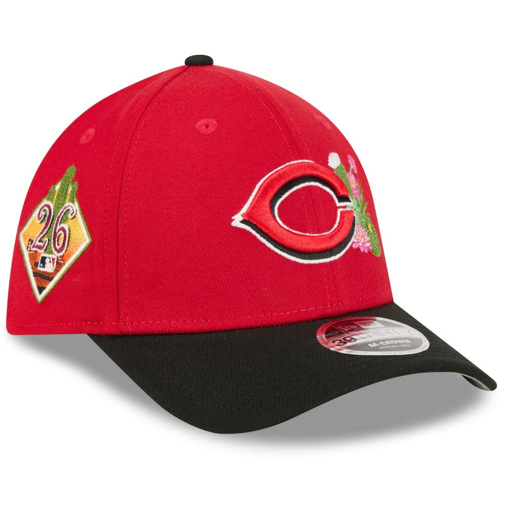 Cincinnati Reds New Era 2026 Spring Training M-Crown 39THIRTY Flex Hat - Red/Black - New Era on Sale