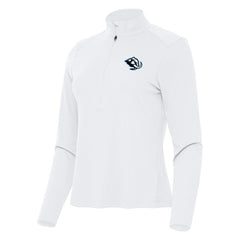 Utah Mammoth Antigua Women's Tribute Half-Zip Pullover - White - NHL 203154838